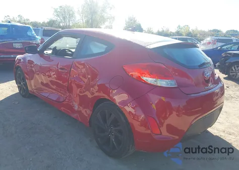 2016 Hyundai Veloster из США, поврежденный, VIN KMHTC6AD3GU256527